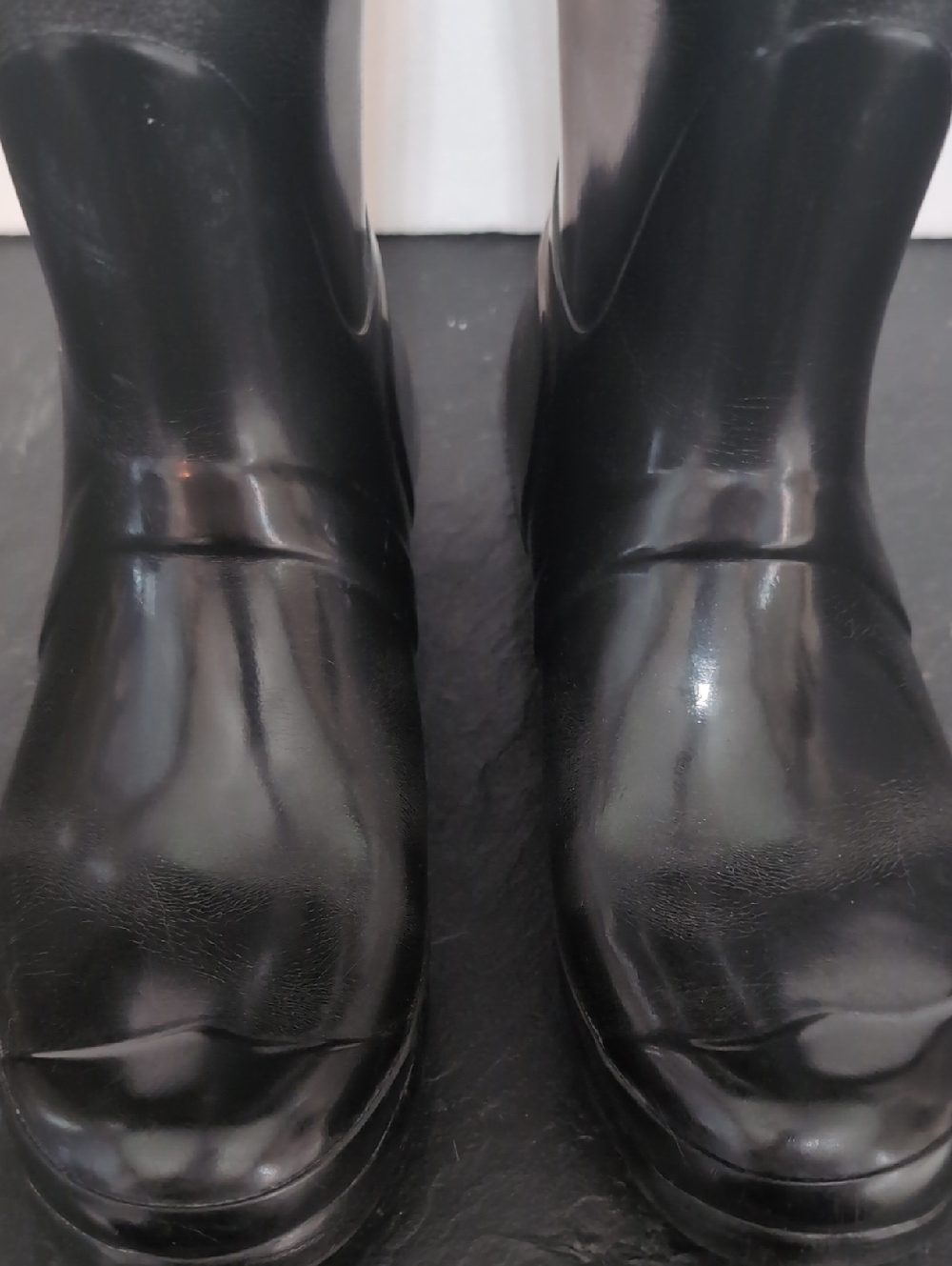 Hunter Classic Tall Black Boots With Boot Inserts Men's Size 8 Women's Size 9 - Picture 4 of 16